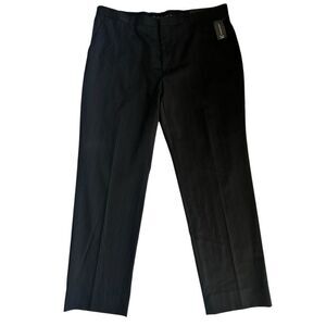 NWT INC International Concepts Wool Blend Men's Black Striped Dress Pants 40x32
